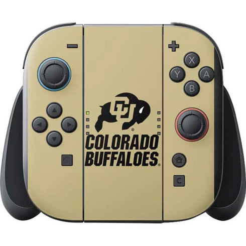 University of Colorado CU Collegiate Text Nintendo Switch 2 (2025) with Joy-Con Skin
